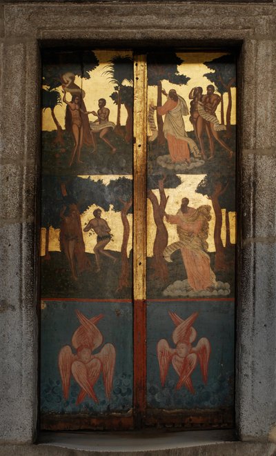 Door of the Chapel of Panaghia (the Virgin) by Unbekannt Unbekannt